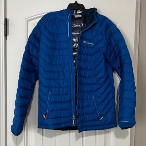 Columbia Boys’ Vibrant Blue Puffer Jacket